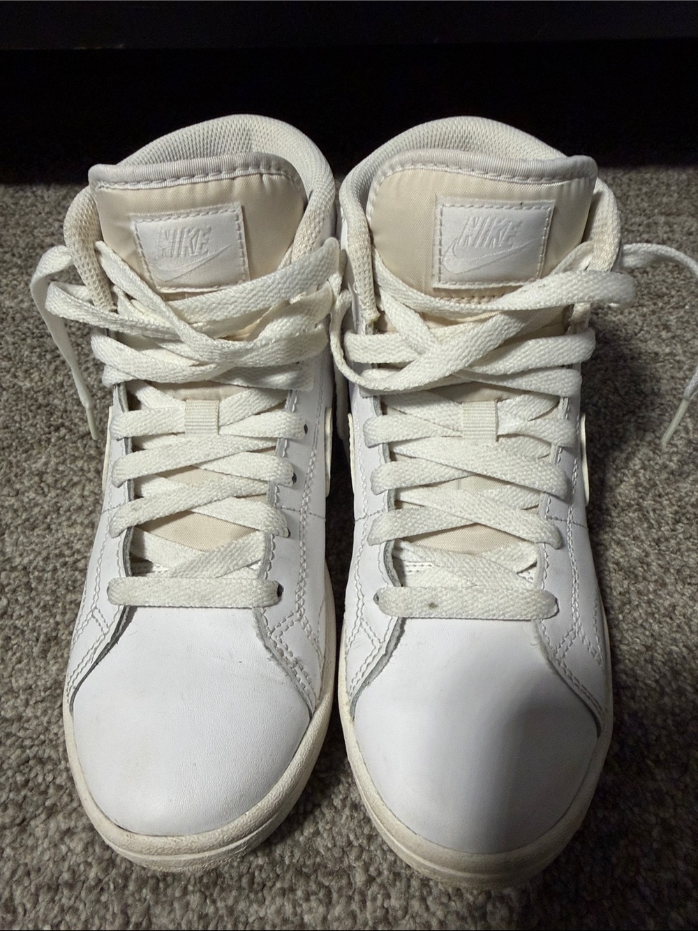 Nike Off-White/White High-Top Sneakers